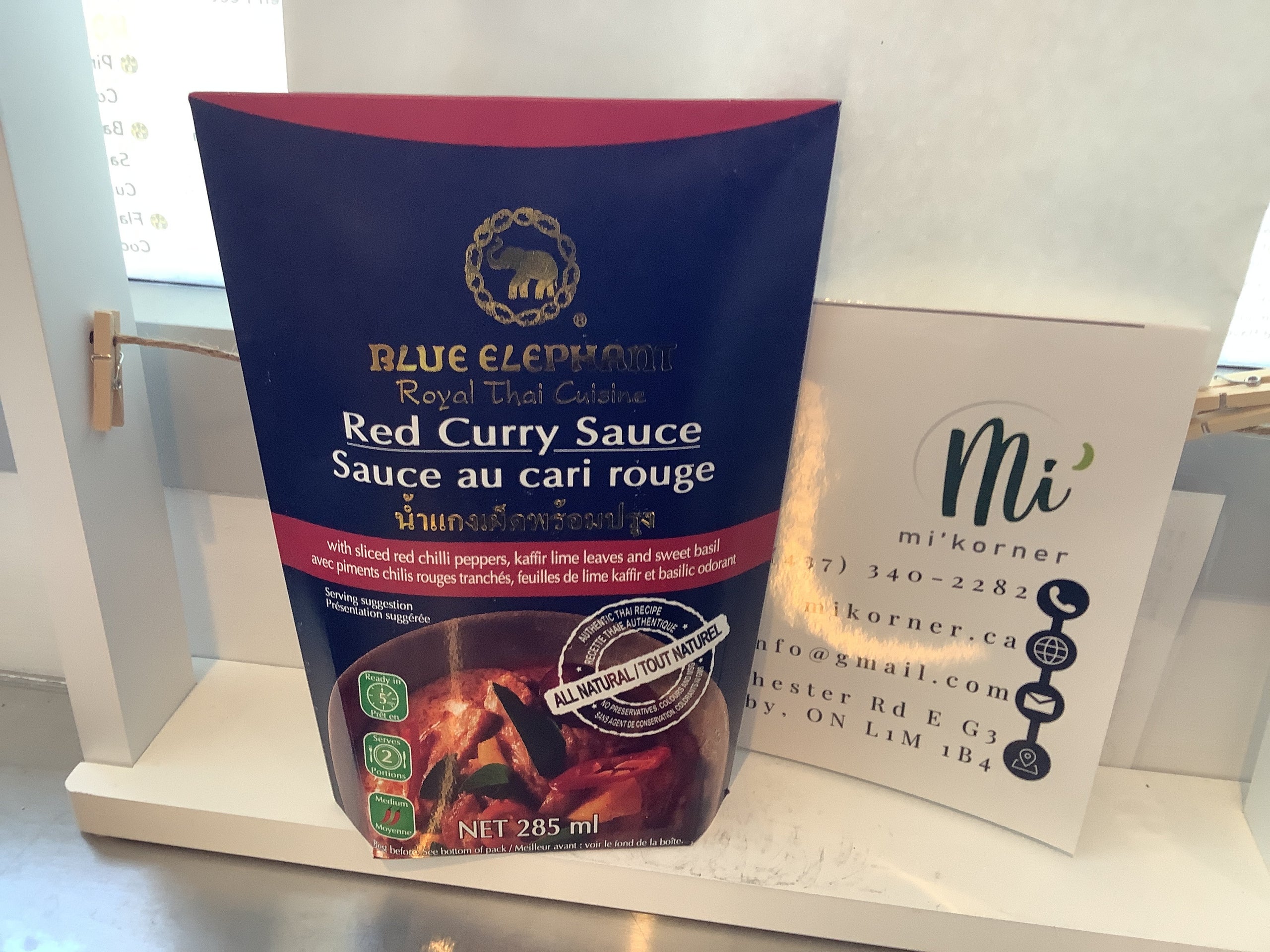 Blue elephant sales red curry sauce